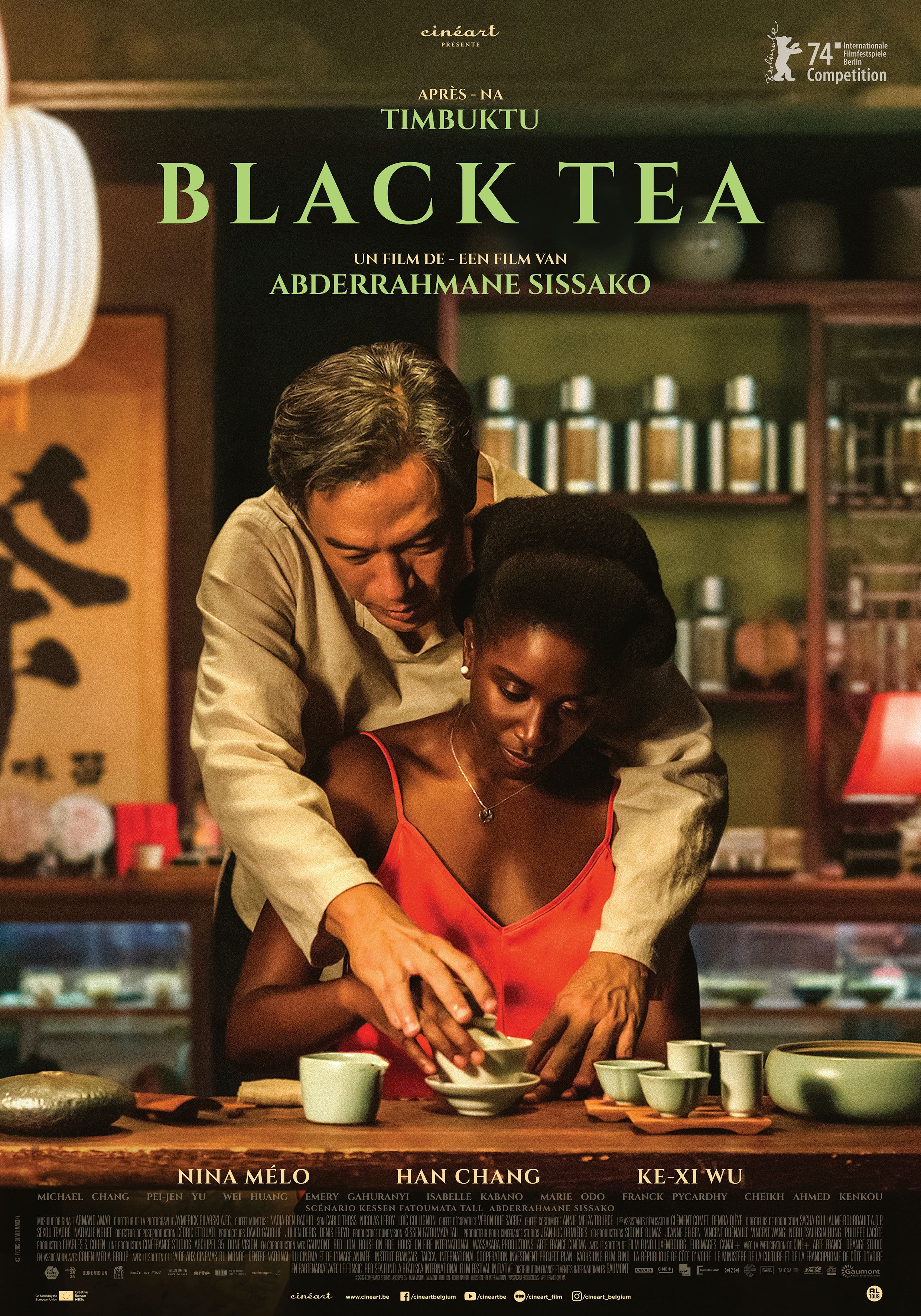 Affiche clôture Black Tea -